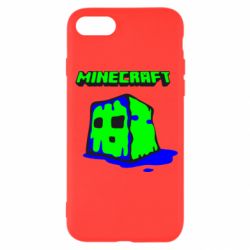 Чехол для iPhone SE 2022 Minecraft Head - PrintSalon