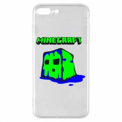 Чехол для iPhone 8 Plus Minecraft Head - PrintSalon