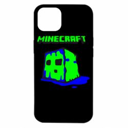 Чехол для iPhone 14 Minecraft Head - PrintSalon