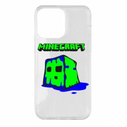 Чехол для iPhone 14 Pro Max Minecraft Head - PrintSalon