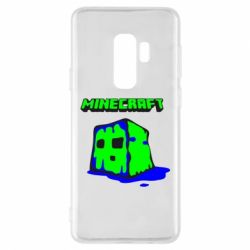 Чехол для Samsung S9+ Minecraft Head - PrintSalon