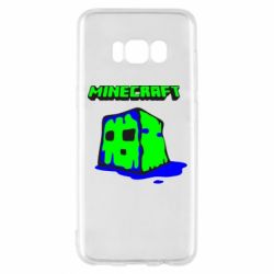 Чехол для Samsung S8 Minecraft Head - PrintSalon