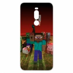 Чехол для Meizu Note 8 Minecraft heroes - PrintSalon