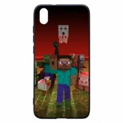 Чехол для Xiaomi Redmi 7A Minecraft heroes - PrintSalon
