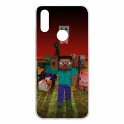 Чехол для Xiaomi Redmi 7 Minecraft heroes - PrintSalon