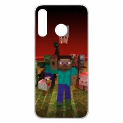Чехол для Huawei P30 Lite Minecraft heroes - PrintSalon