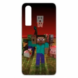 Чехол для Huawei P30 Minecraft heroes - PrintSalon