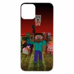 Чехол для iPhone 11 Minecraft heroes - PrintSalon