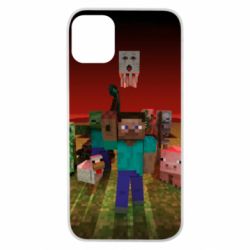 Чехол для iPhone 11 Pro Minecraft heroes - PrintSalon