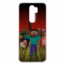 Чехол для Xiaomi Redmi Note 8 Pro Minecraft heroes - PrintSalon