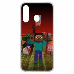 Чехол для Samsung M40 Minecraft heroes - PrintSalon