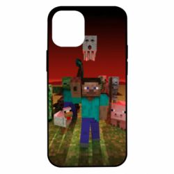 Чехол для iPhone 12 mini Minecraft heroes - PrintSalon