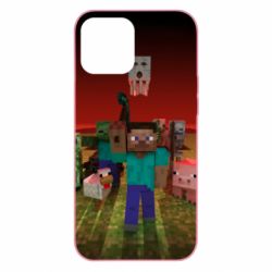 Чехол для iPhone 12 Pro Max Minecraft heroes - PrintSalon