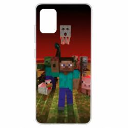 Чохол для Samsung A51 Minecraft heroes