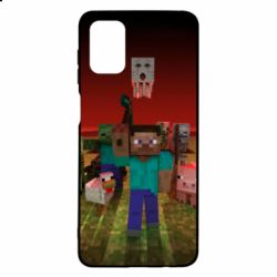 Чехол для Samsung M51 Minecraft heroes - PrintSalon