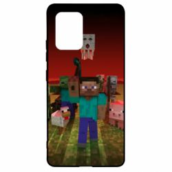 Чехол для Samsung S10 Lite Minecraft heroes - PrintSalon