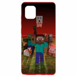 Чехол для Samsung Note 10 Lite Minecraft heroes - PrintSalon