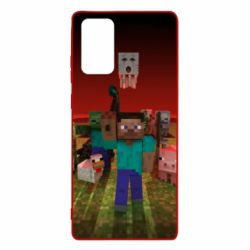 Чехол для Samsung Note 20 Minecraft heroes - PrintSalon