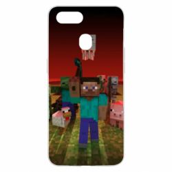 Чехол для Oppo A5s/A12 Minecraft heroes - PrintSalon