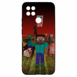 Чехол для Oppo A15s/A15 Minecraft heroes - PrintSalon