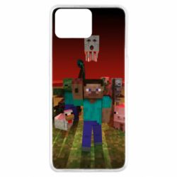 Чехол для Oppo A73 Minecraft heroes - PrintSalon
