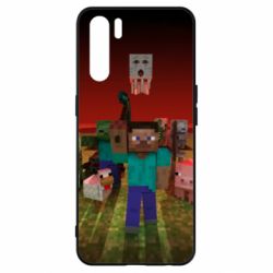 Чехол для Oppo A91/Reno3 Minecraft heroes - PrintSalon