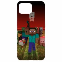 Чехол для Oppo Reno 4 Lite Minecraft heroes