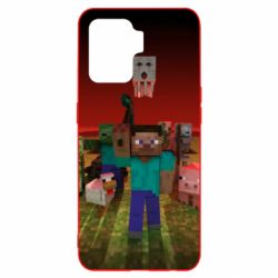 Чехол для Oppo Reno 5 Lite Minecraft heroes - PrintSalon
