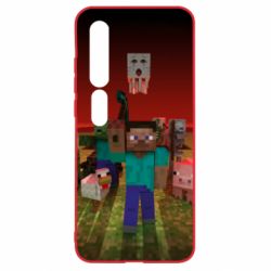 Чехол для Xiaomi Mi10/10 Pro Minecraft heroes - PrintSalon