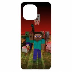 Чехол для Xiaomi Mi11 Minecraft heroes - PrintSalon