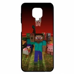 Чехол для Xiaomi Redmi Note 9S/9Pro/9Pro Max Minecraft heroes - PrintSalon