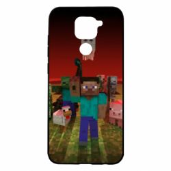 Чехол для Xiaomi Redmi Note 9/Redmi 10X Minecraft heroes - PrintSalon