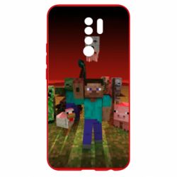 Чехол для Xiaomi Redmi 9 Minecraft heroes - PrintSalon