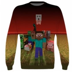 3D свитшот Minecraft heroes - PrintSalon