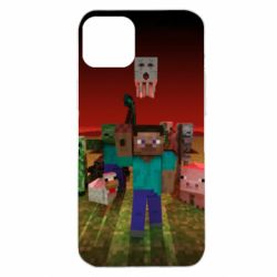 Чехол для iPhone 14 Plus Minecraft heroes - PrintSalon