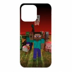 Чохол для iPhone 14 Pro Max Minecraft heroes