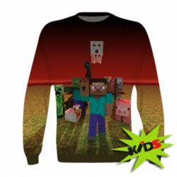 Детский 3D свитшот Minecraft heroes - PrintSalon