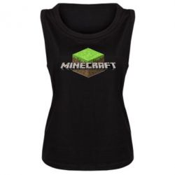 Женская майка Minecraft Land - PrintSalon