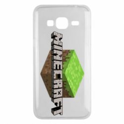 Чехол для Samsung J3 2016 Minecraft Land - PrintSalon