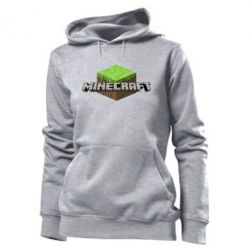Женское худи Minecraft Land - PrintSalon