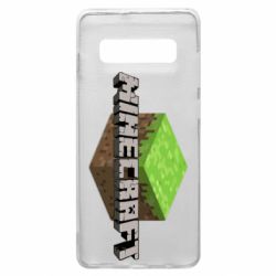 Чехол для Samsung S10+ Minecraft Land - PrintSalon