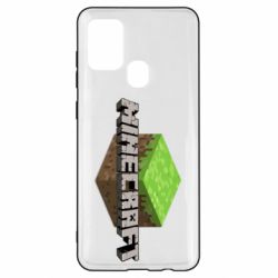 Чехол для Samsung A21s Minecraft Land - PrintSalon