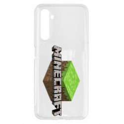Чехол для Realme 6 Minecraft Land - PrintSalon