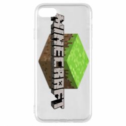 Чехол для iPhone 8 Minecraft Land - PrintSalon