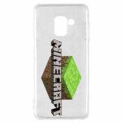 Чехол для Samsung A8 2018 Minecraft Land - PrintSalon