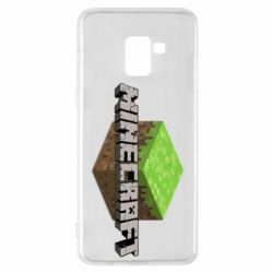 Чехол для Samsung A8+ 2018 Minecraft Land - PrintSalon