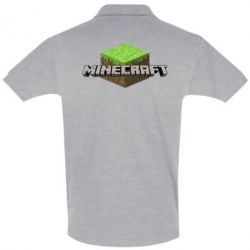 Мужское поло Minecraft Land - PrintSalon