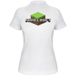 Женское поло Minecraft Land - PrintSalon