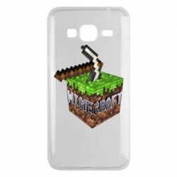 Чохол для Samsung J3 2016 Minecraft Logo Сube - PrintSalon