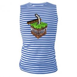 Майка-тільняшка Minecraft Logo Сube - PrintSalon